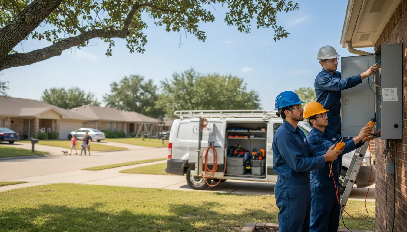 Certified electrician providing emergency electrical services in Floyd, VA